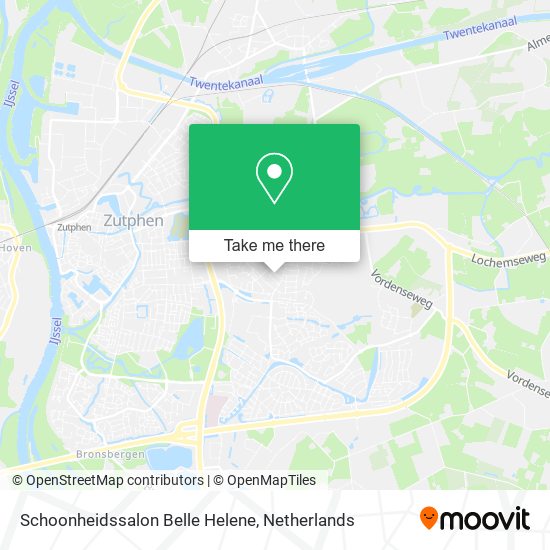 Schoonheidssalon Belle Helene map