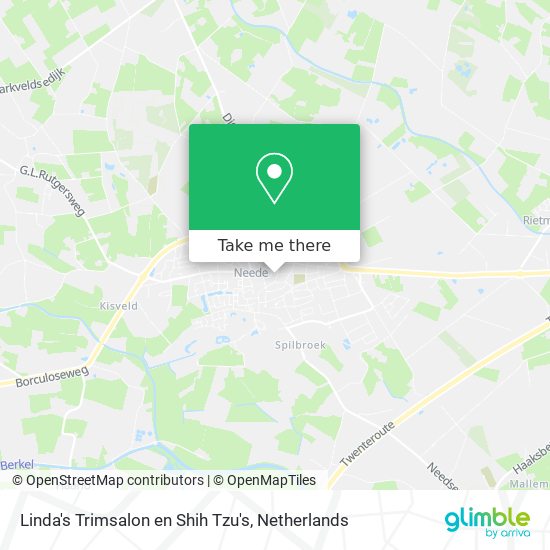 Linda's Trimsalon en Shih Tzu's map