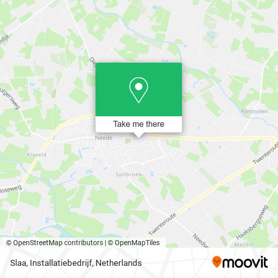 Slaa, Installatiebedrijf map