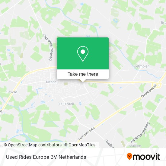 Used Rides Europe BV map