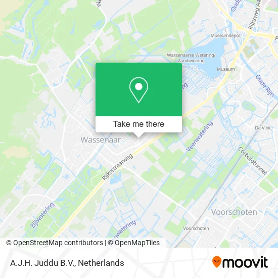 A.J.H. Juddu B.V. map