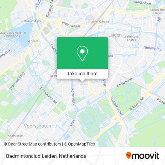 Badmintonclub Leiden map