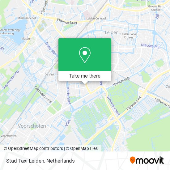 Stad Taxi Leiden map