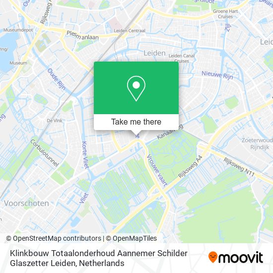 Klinkbouw Totaalonderhoud Aannemer Schilder Glaszetter Leiden map