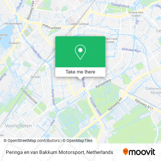Peringa en van Bakkum Motorsport map