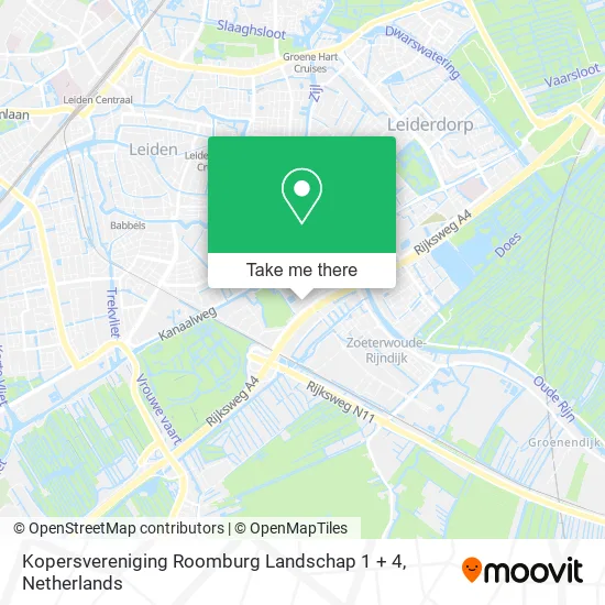 Kopersvereniging Roomburg Landschap 1 + 4 map