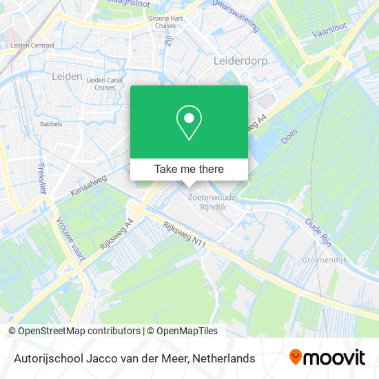 Autorijschool Jacco van der Meer map