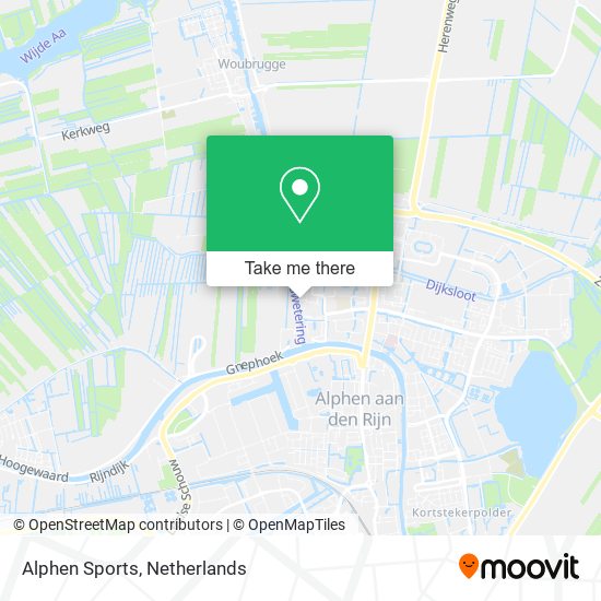 Alphen Sports map