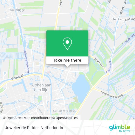 Juwelier de Ridder map