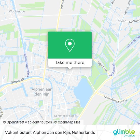 Vakantiestunt Alphen aan den Rijn Karte