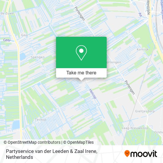 Partyservice van der Leeden & Zaal Irene map
