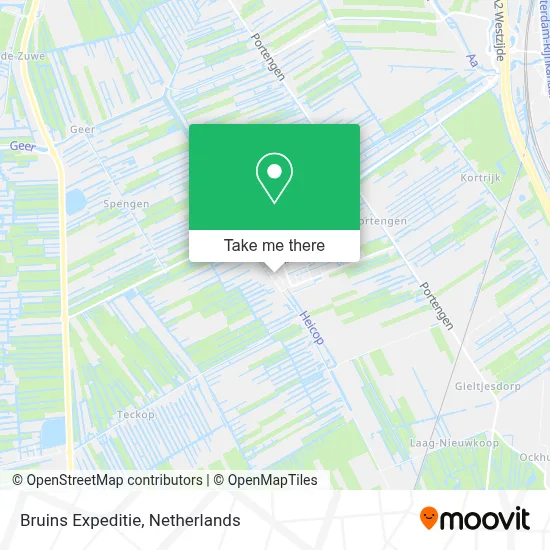 Bruins Expeditie map