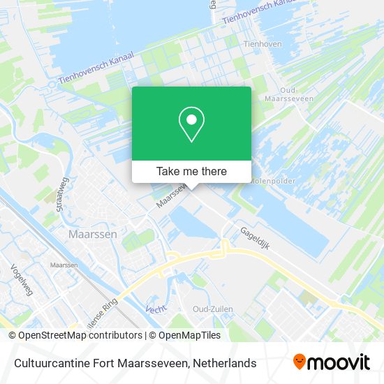 Cultuurcantine Fort Maarsseveen map