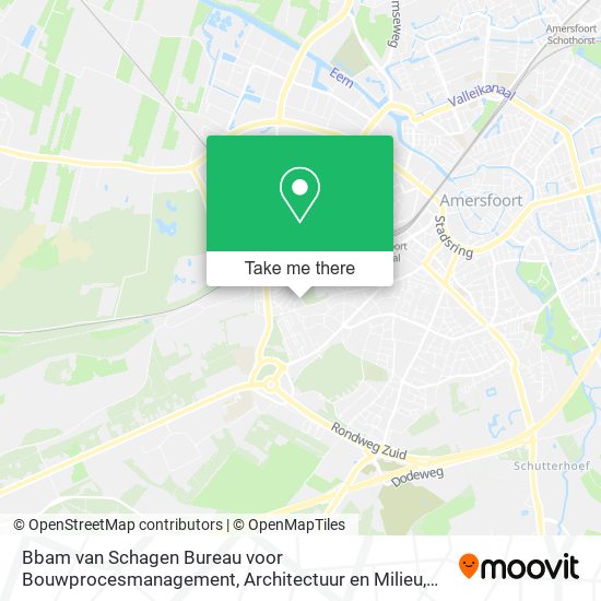 Bbam van Schagen Bureau voor Bouwprocesmanagement, Architectuur en Milieu Karte