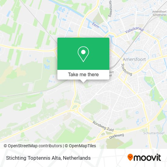 Stichting Toptennis Alta map