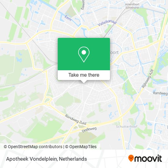 Apotheek Vondelplein map