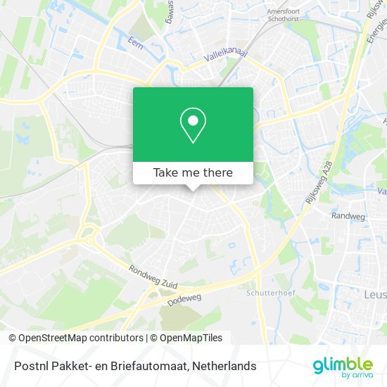 Postnl Pakket- en Briefautomaat map