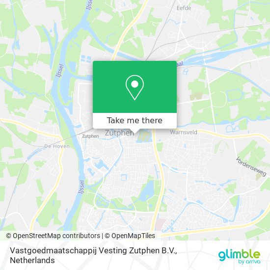 Vastgoedmaatschappij Vesting Zutphen B.V. Karte