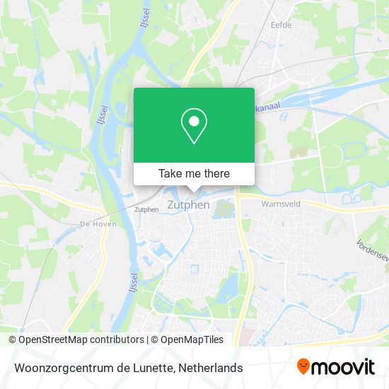 Woonzorgcentrum de Lunette map