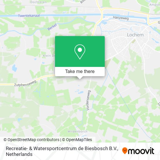 Recreatie- & Watersportcentrum de Biesbosch B.V. map