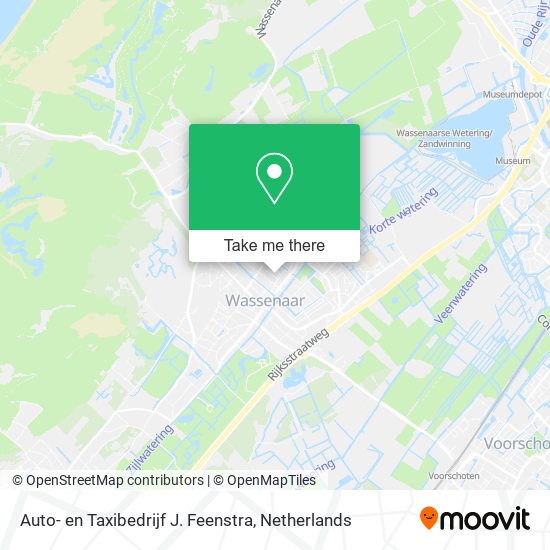 Auto- en Taxibedrijf J. Feenstra map