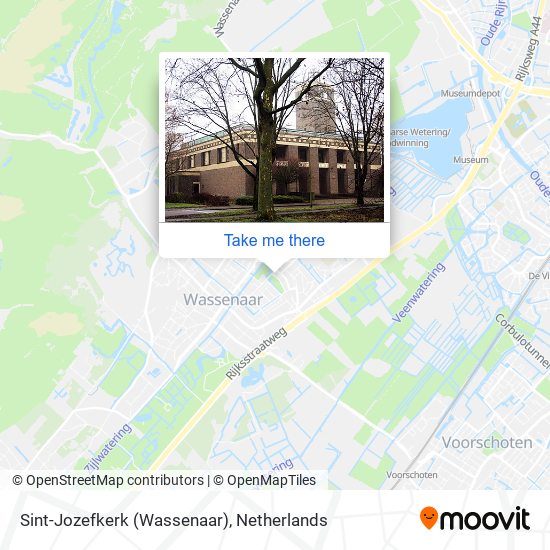 Sint-Jozefkerk (Wassenaar) map