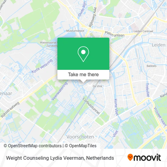 Weight Counseling Lydia Veerman map
