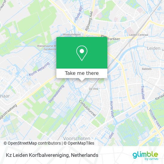 Kz Leiden Korfbalvereniging map