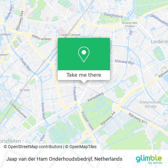 Jaap van der Ham Onderhoudsbedrijf map
