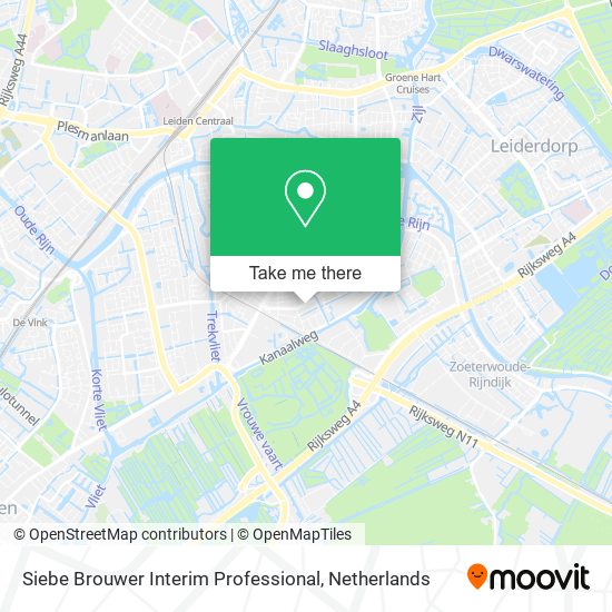 Siebe Brouwer Interim Professional map