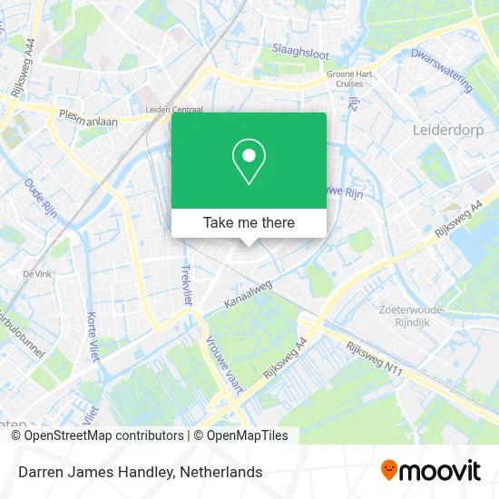 Darren James Handley map