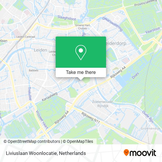 Liviuslaan Woonlocatie Karte