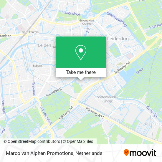 Marco van Alphen Promotions map
