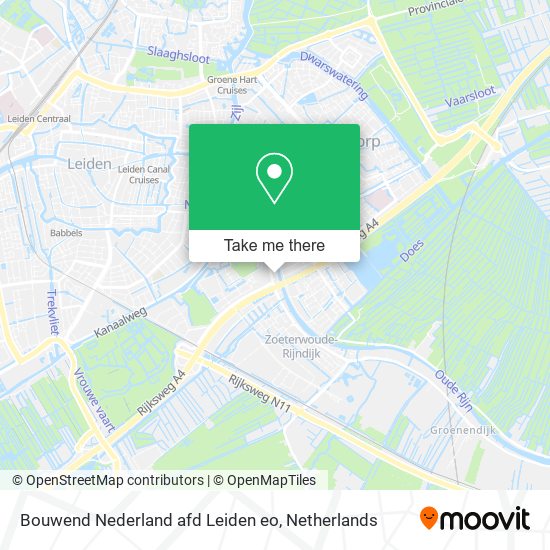 Bouwend Nederland afd Leiden eo map