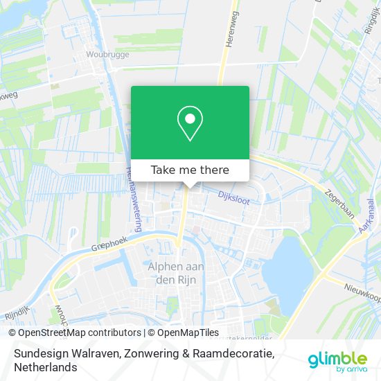 Sundesign Walraven, Zonwering & Raamdecoratie map