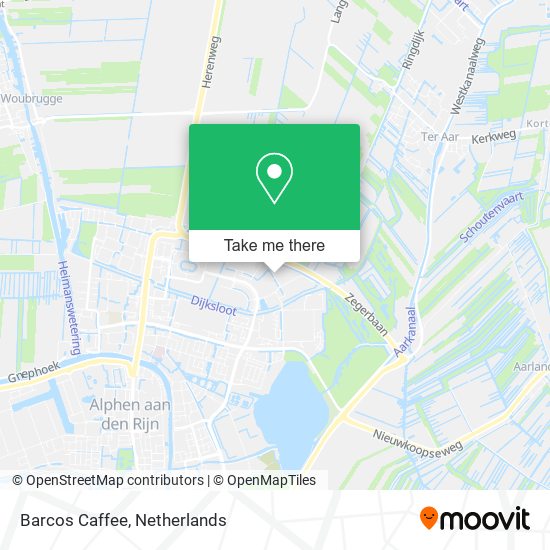 Barcos Caffee map