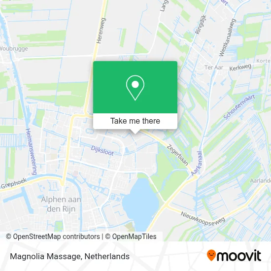 Magnolia Massage map