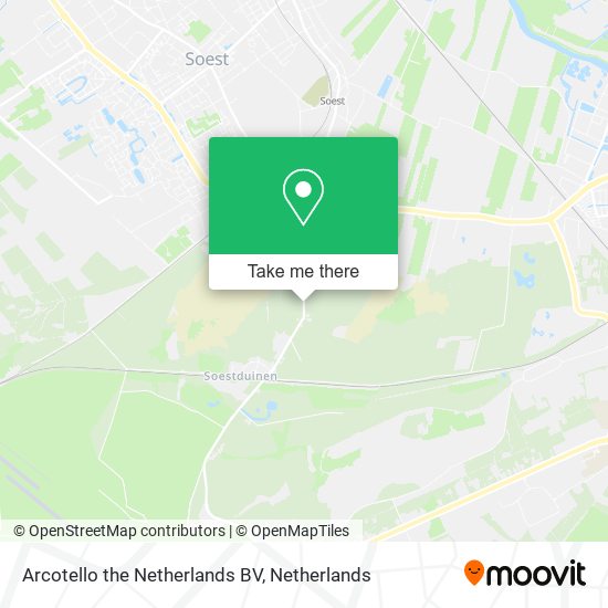 Arcotello the Netherlands BV map