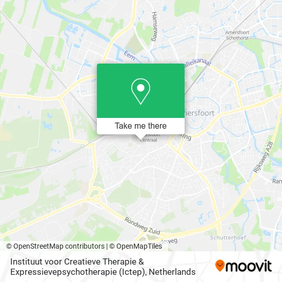 Instituut voor Creatieve Therapie & Expressievepsychotherapie (Ictep) Karte