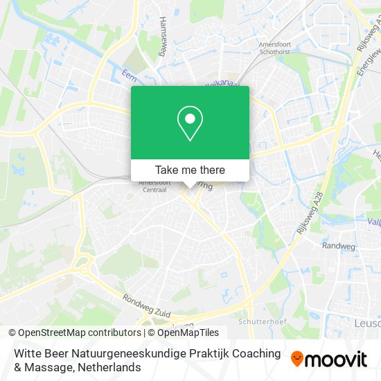 Witte Beer Natuurgeneeskundige Praktijk Coaching & Massage map