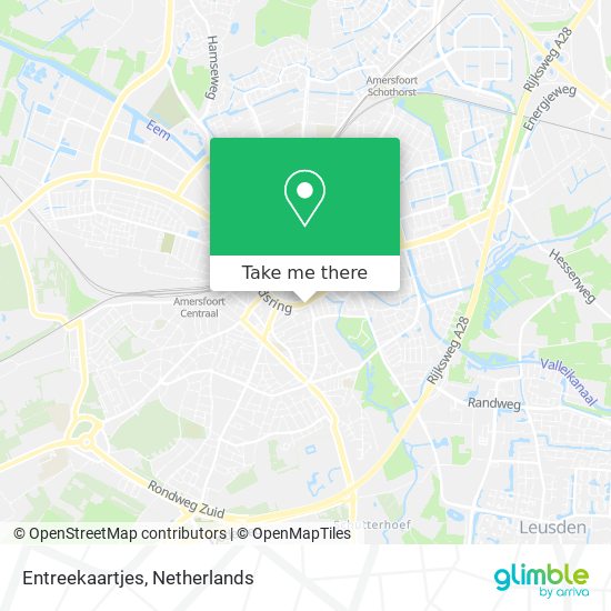 Entreekaartjes map