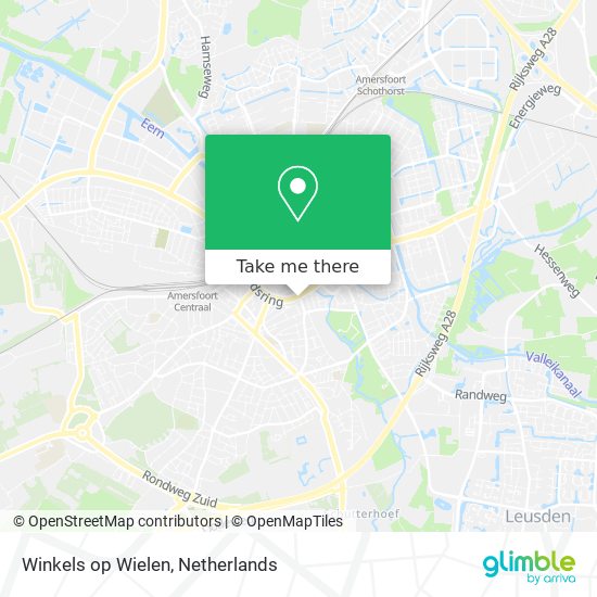 Winkels op Wielen map