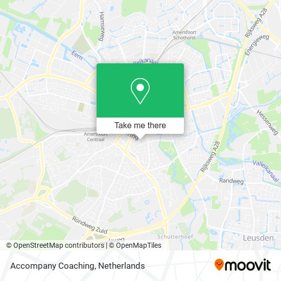 Accompany Coaching map