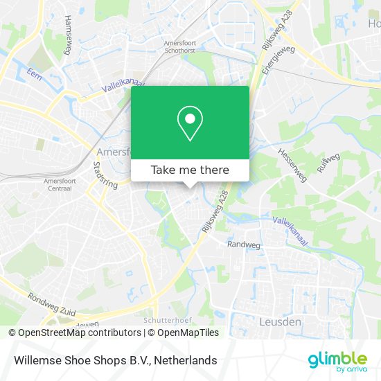 Willemse Shoe Shops B.V. Karte