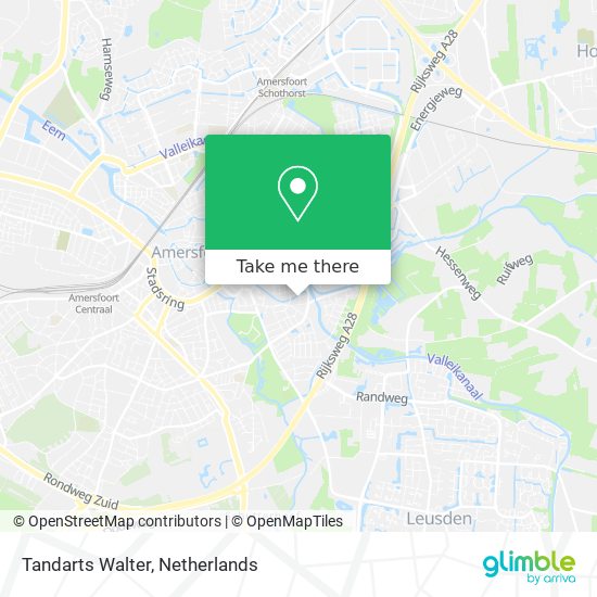 Tandarts Walter map