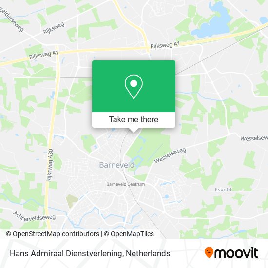 Hans Admiraal Dienstverlening map