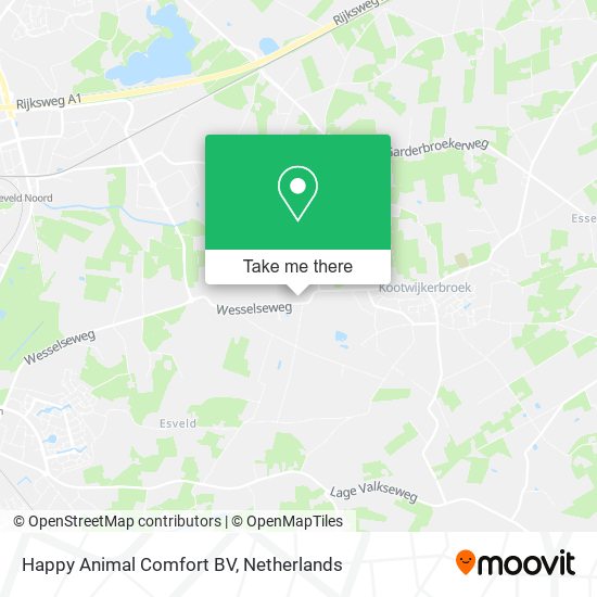 Happy Animal Comfort BV map