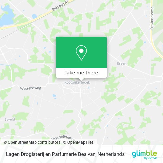 Lagen Drogisterij en Parfumerie Bea van map