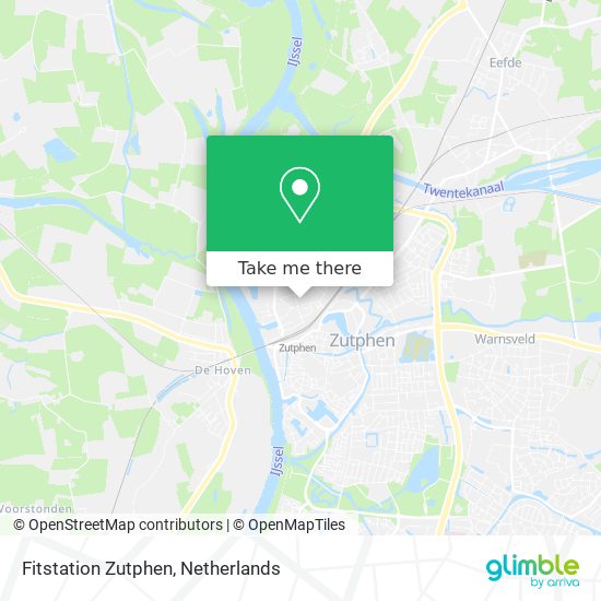 Fitstation Zutphen map