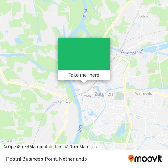 Postnl Business Point map